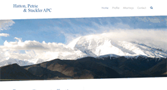 Desktop Screenshot of hattonpetrie.com